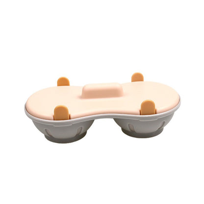 Cross-Border Microwave Egg Cooker, Easy-To-Store Egg Steaming Box, Creative Kitchen Egg Cooking Gadget, Egg Steaming Cooking Box