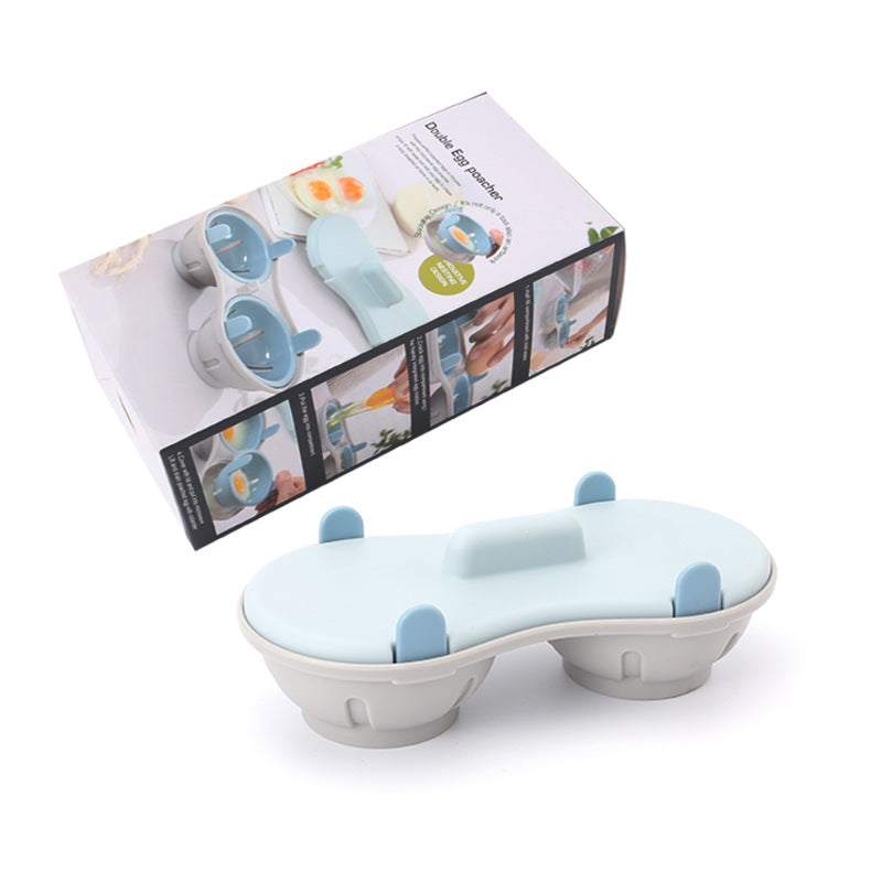 Cross-Border Microwave Egg Cooker, Easy-To-Store Egg Steaming Box, Creative Kitchen Egg Cooking Gadget, Egg Steaming Cooking Box