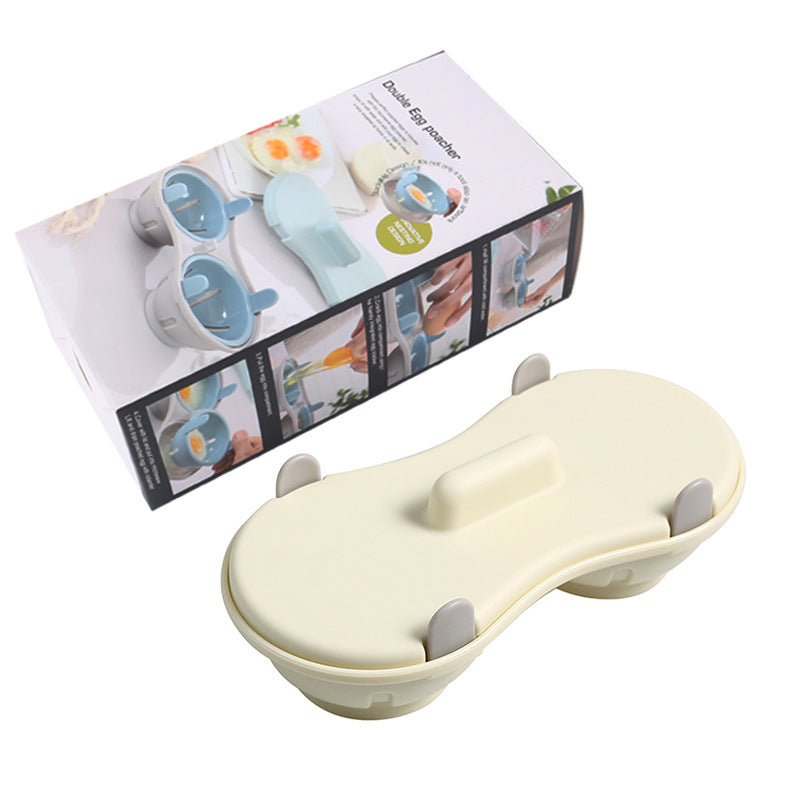 Cross-Border Microwave Egg Cooker, Easy-To-Store Egg Steaming Box, Creative Kitchen Egg Cooking Gadget, Egg Steaming Cooking Box