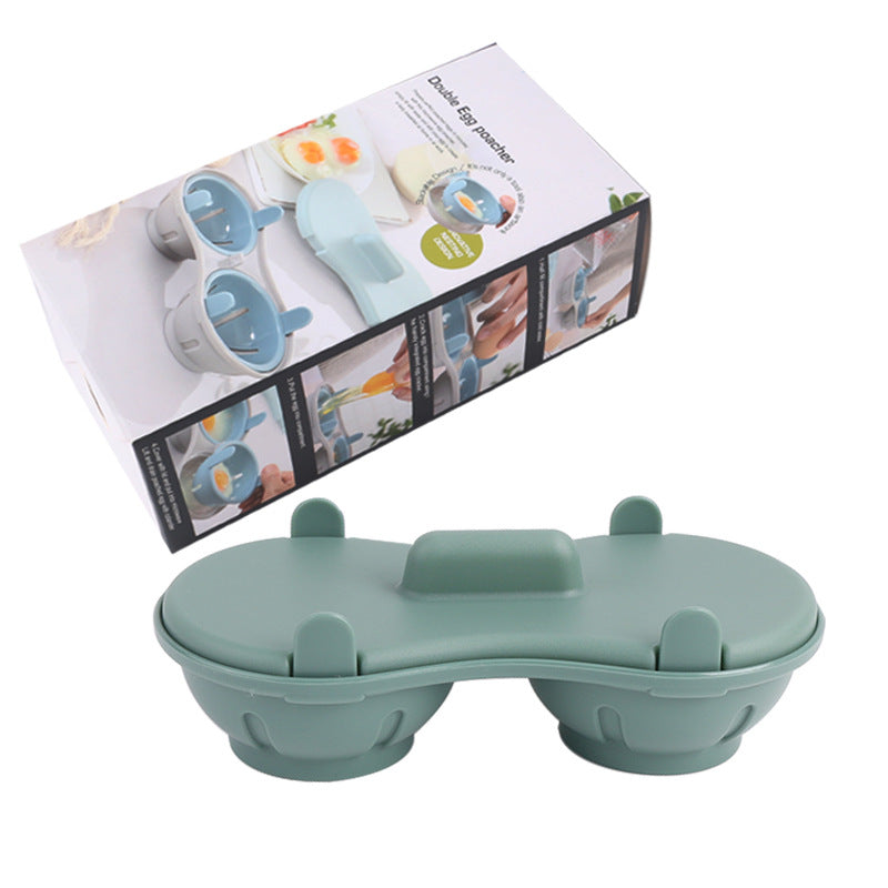 Cross-Border Microwave Egg Cooker, Easy-To-Store Egg Steaming Box, Creative Kitchen Egg Cooking Gadget, Egg Steaming Cooking Box
