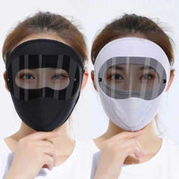 Goggle Protection Summer Full Face Sunscreen Riding Breathable Thin Ice Silk Mask Outdoor Riding Dust Mask UV Protection