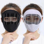 Goggle Protection Summer Full Face Sunscreen Riding Breathable Thin Ice Silk Mask Outdoor Riding Dust Mask UV Protection