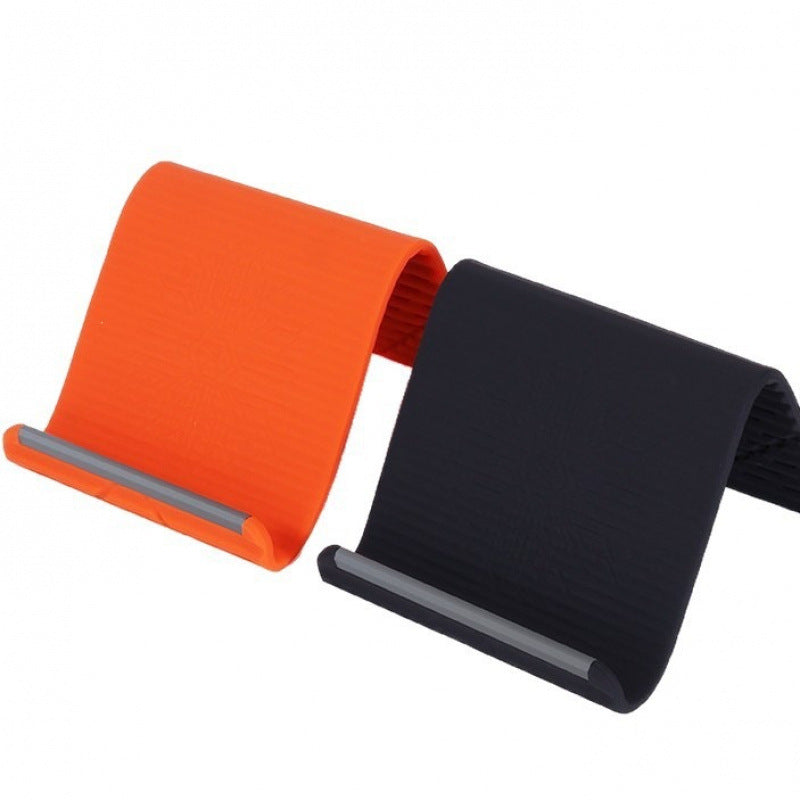 New Flexible Mobile Phone Holder, Silicone Multifunctional Desktop Tablet and Laptop Stand, Creative Folding Cross-Border Transformable Stand