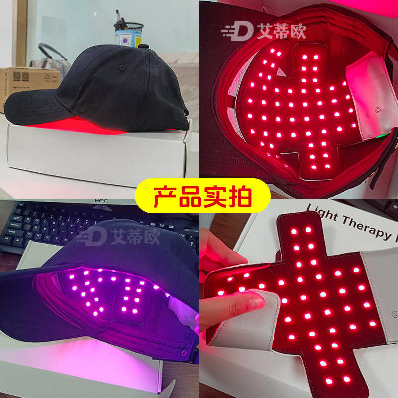 Amazon Red Light Cap Infrared Light Hair Care Cap Blue Light Purple Light 850Nm Cross-Border Led Hair Health Device