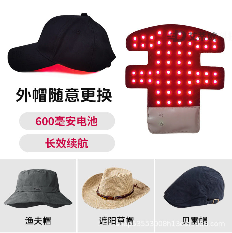 Amazon Red Light Cap Infrared Light Hair Care Cap Blue Light Purple Light 850Nm Cross-Border Led Hair Health Device