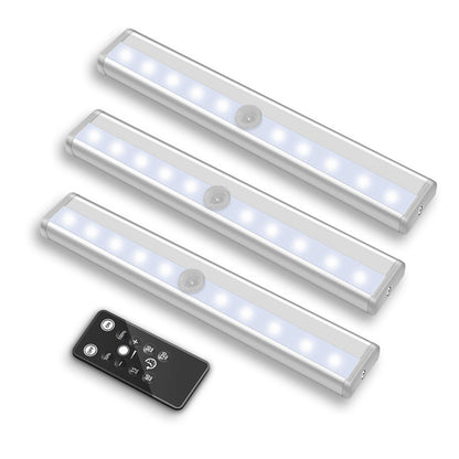 Source Manufacturer Offers Remote-Controlled Human Body Sensor Lights, Magnetic Suction, No-Wiring Night Lights for Home, Walkways, Wardrobes, and Cabinet Light Strips