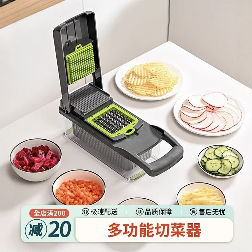 Kitchen Shredding Tool for Cutting Vegetables, Slicing Potatoes, Multifunctional New Model for Home Use, Radish Grater, Onion Dicer