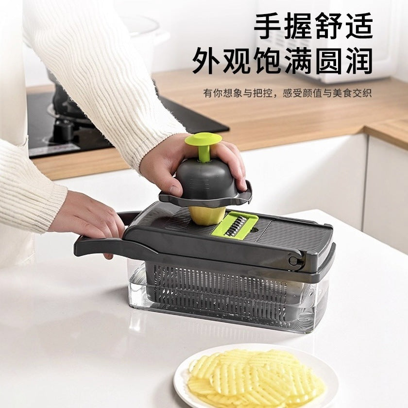 Kitchen Shredding Tool for Cutting Vegetables, Slicing Potatoes, Multifunctional New Model for Home Use, Radish Grater, Onion Dicer
