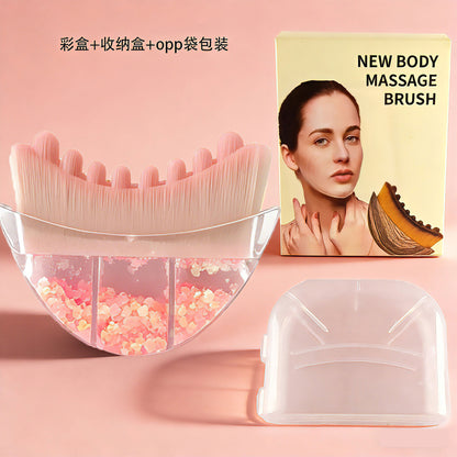 New Lymphatic Body Brush Beauty Brush Makeup Brush Lymphatic Contour Face Brush Massage Brush