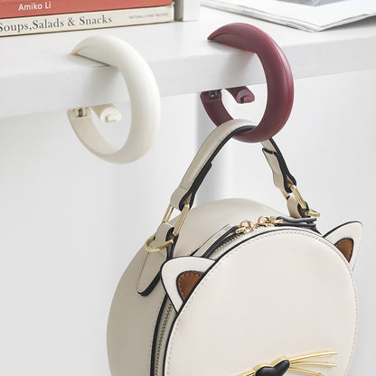 Desktop Bag Hanging Hook Punch-free Student Creative Schoolbag Hook Portable Movable Office Desktop Bag Hanging Artifact