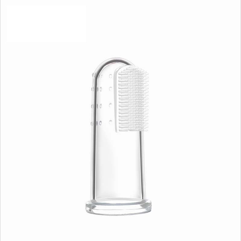 Baby toothbrush children soft hair silicone finger sleeve toothbrush baby newborn oral cleaner cleaning factory wholesale