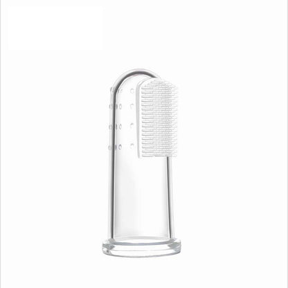 Baby toothbrush children soft hair silicone finger sleeve toothbrush baby newborn oral cleaner cleaning factory wholesale