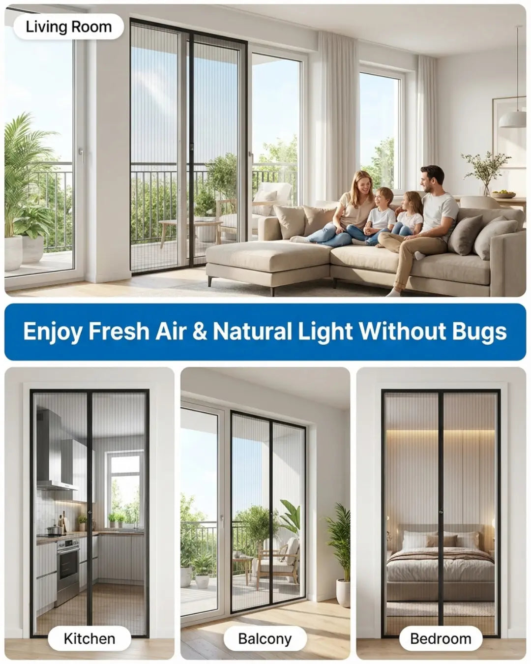 MosquitoShield Auto-Close Curtain| 🔥 BUY 1 GET 1 🔥