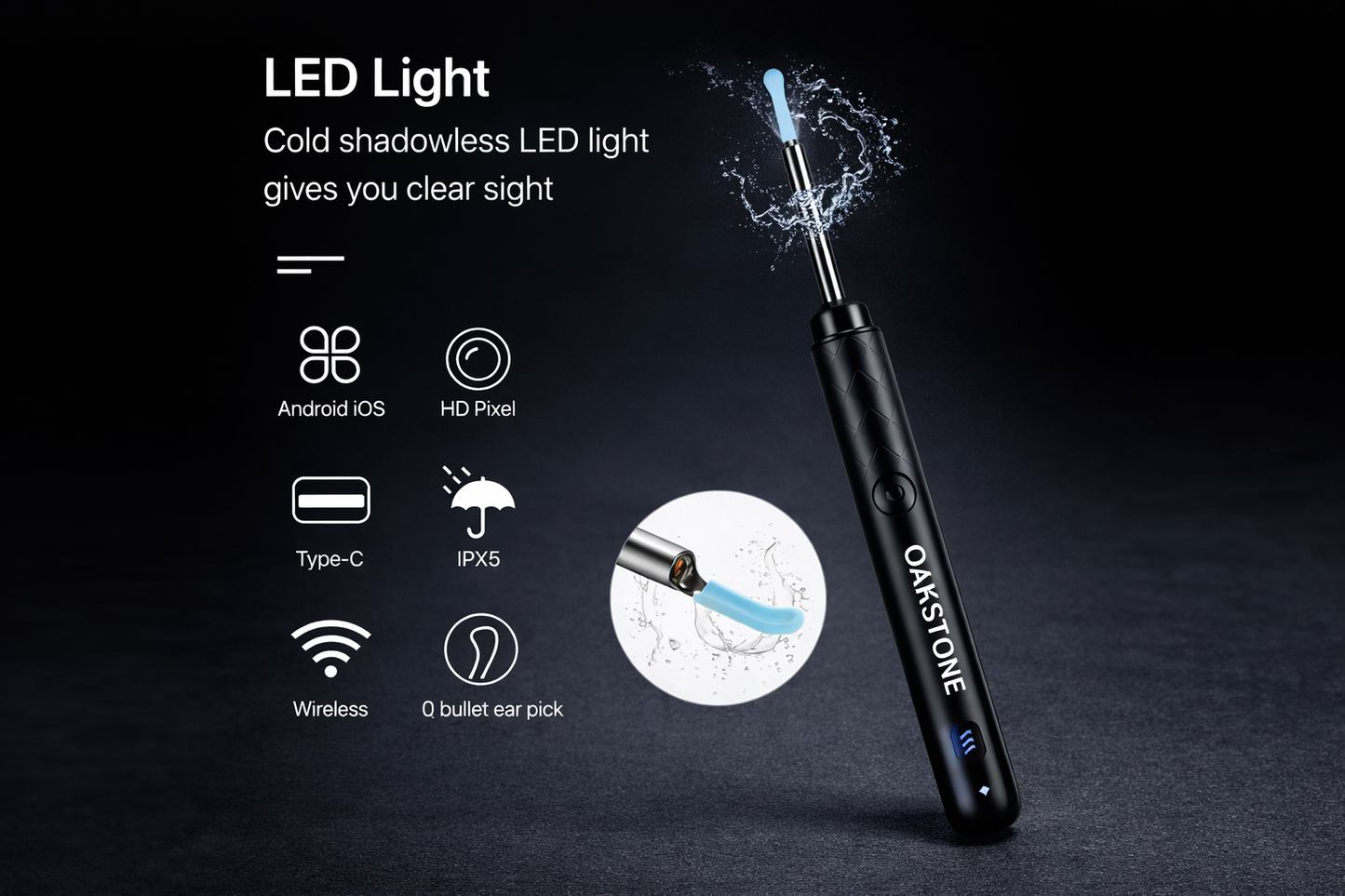 Oakstone ClearSight™ Smart Hygiene Tool