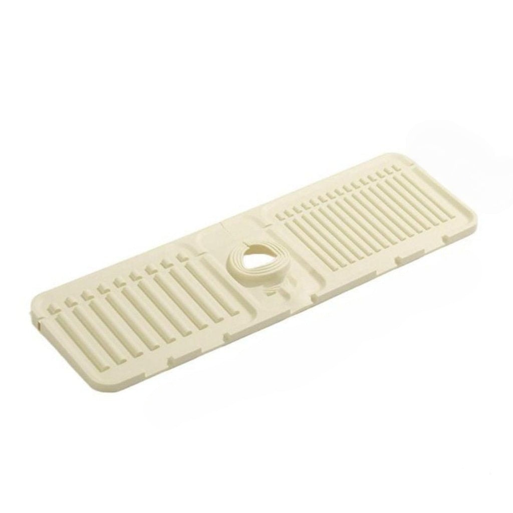 Faucet Drain Pad, Kitchen Countertop Narrow Edge Splash-Proof Pad, Functional Non-Slip, Anti-Mold, Easy-To-Clean, Absorbent Pad