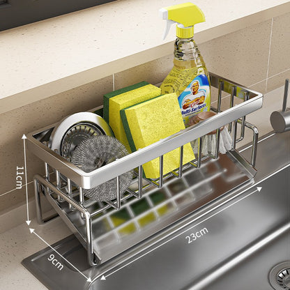 Manufacturer Supplies Kitchen Utensils Drain Basket Household Multi-Functional Drain Rack Multi-Layer Rag Rack Cross-Border Drain Basket