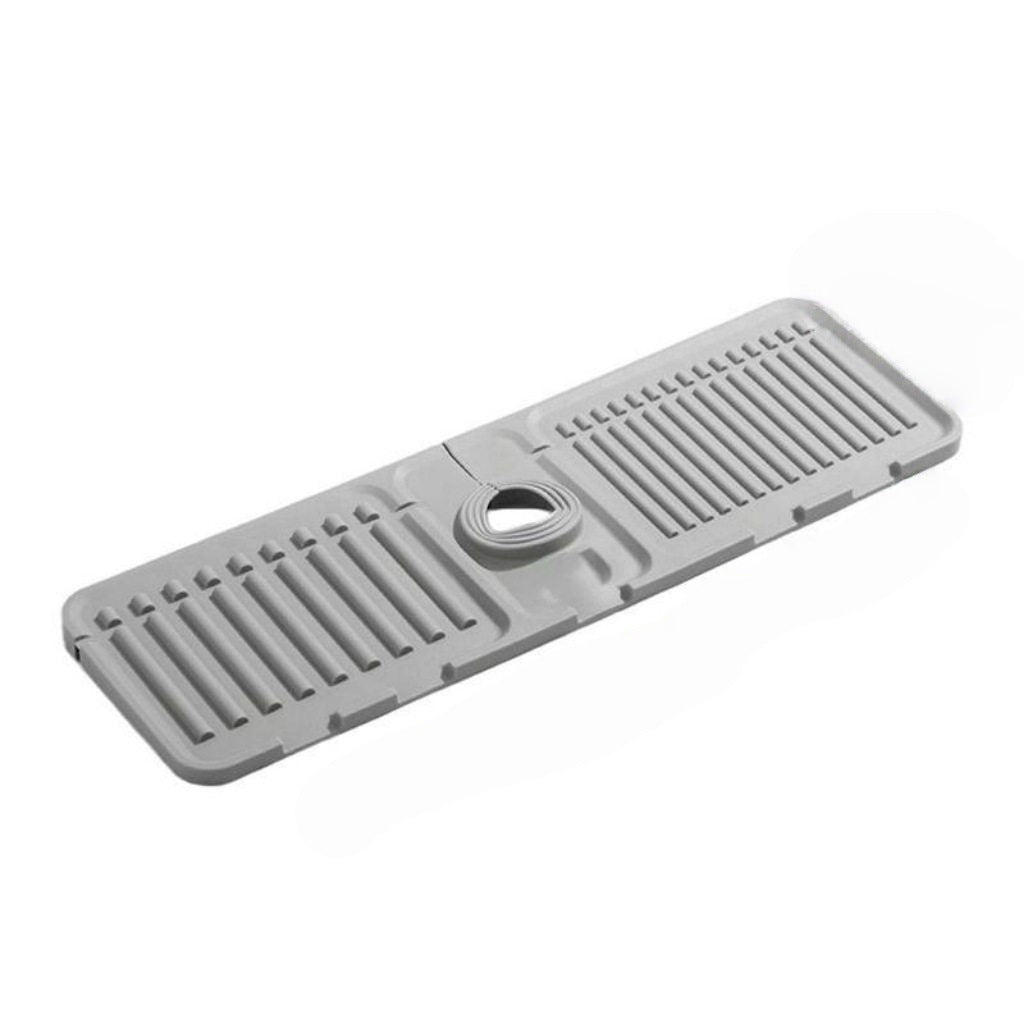 Faucet Drain Pad, Kitchen Countertop Narrow Edge Splash-Proof Pad, Functional Non-Slip, Anti-Mold, Easy-To-Clean, Absorbent Pad