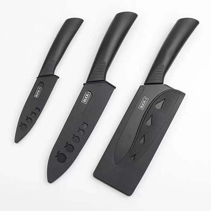 Stainless Steel Kitchen Knife Set, Fruit Knife, Food Supplement, Household Kitchen Knife and Cutting Board, Two-In-One Complete Set of Knives