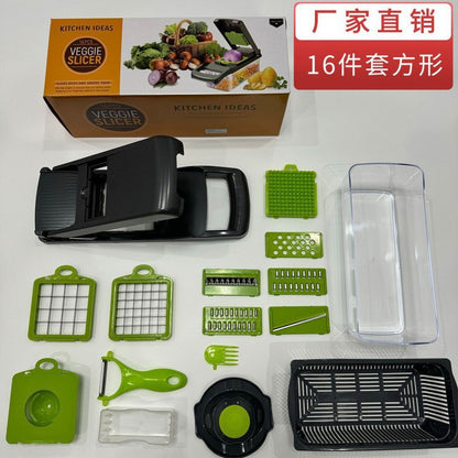 Kitchen Shredding Tool for Cutting Vegetables, Slicing Potatoes, Multifunctional New Model for Home Use, Radish Grater, Onion Dicer