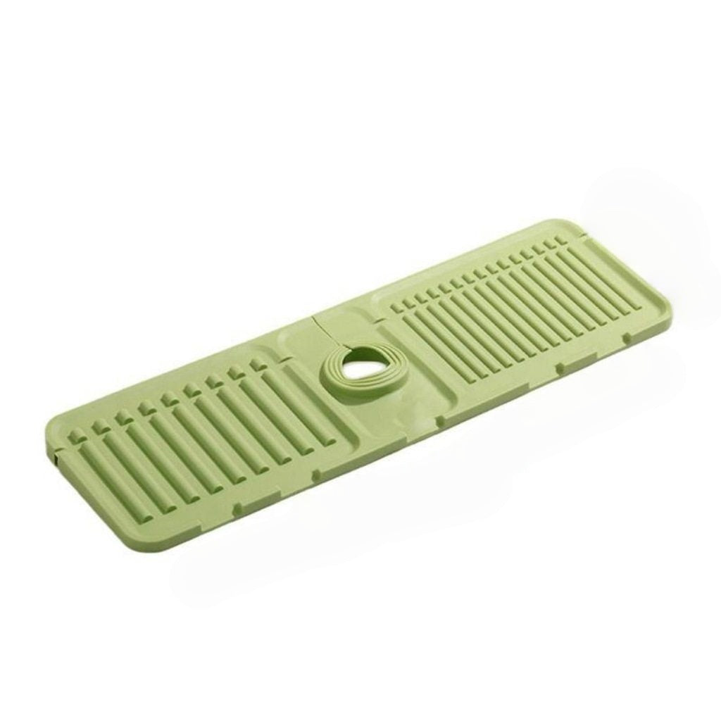 Faucet Drain Pad, Kitchen Countertop Narrow Edge Splash-Proof Pad, Functional Non-Slip, Anti-Mold, Easy-To-Clean, Absorbent Pad