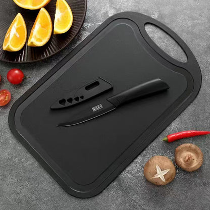 Stainless Steel Kitchen Knife Set, Fruit Knife, Food Supplement, Household Kitchen Knife and Cutting Board, Two-In-One Complete Set of Knives