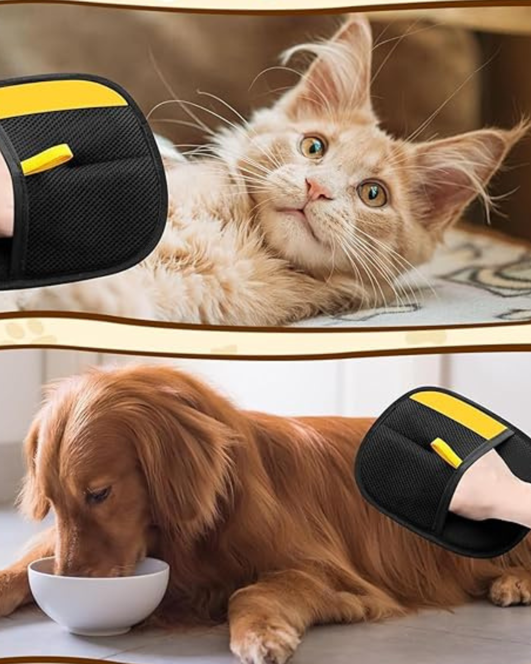 Oakstone FurEase™ Comfort Grooming Gloves