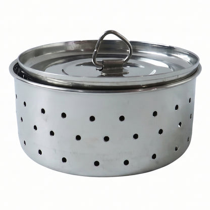 Stainless Steel Paneer Maker Mould With Lid For Cheese And Tofu Press (1 Pc)