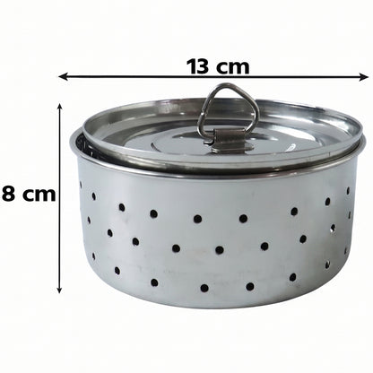 Stainless Steel Paneer Maker Mould With Lid For Cheese And Tofu Press (1 Pc)